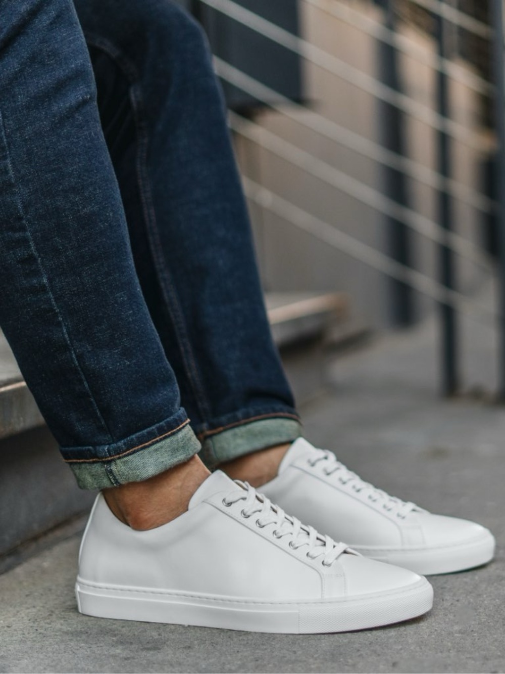 Thursday Boot Co Premier Low Top White Leather Sneakers Mens 9.5